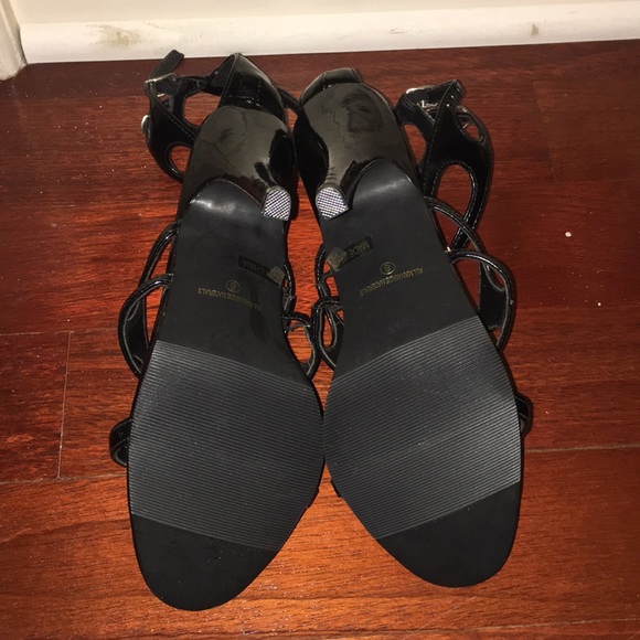 Ellie sexy strappy patent black sandal 👠size 8 - Picture 7 of 7